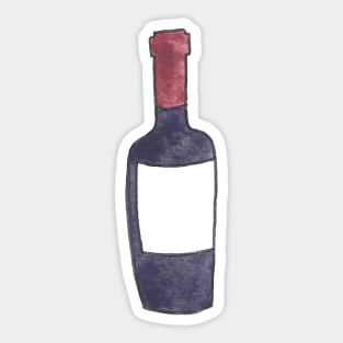 Paris Icons: Red Wine Sticker